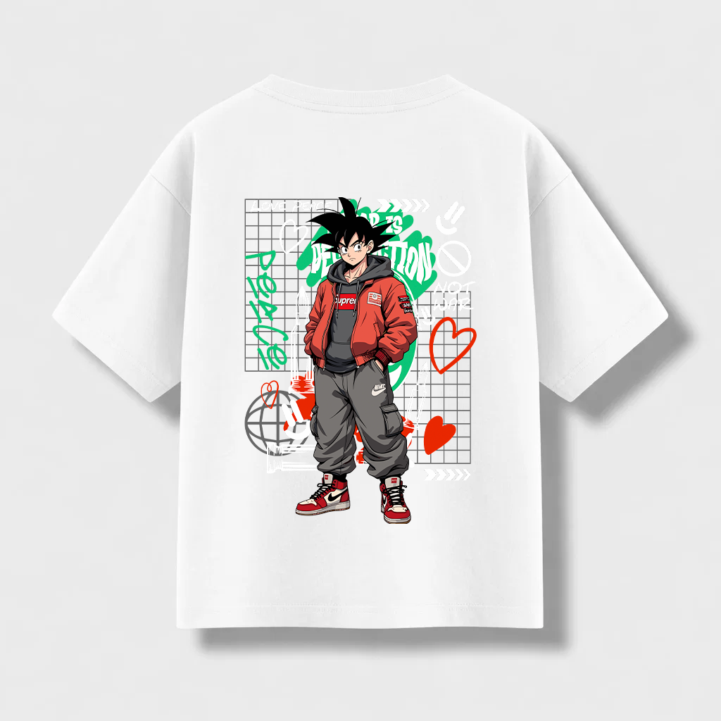 Remera Oversize Son Goku