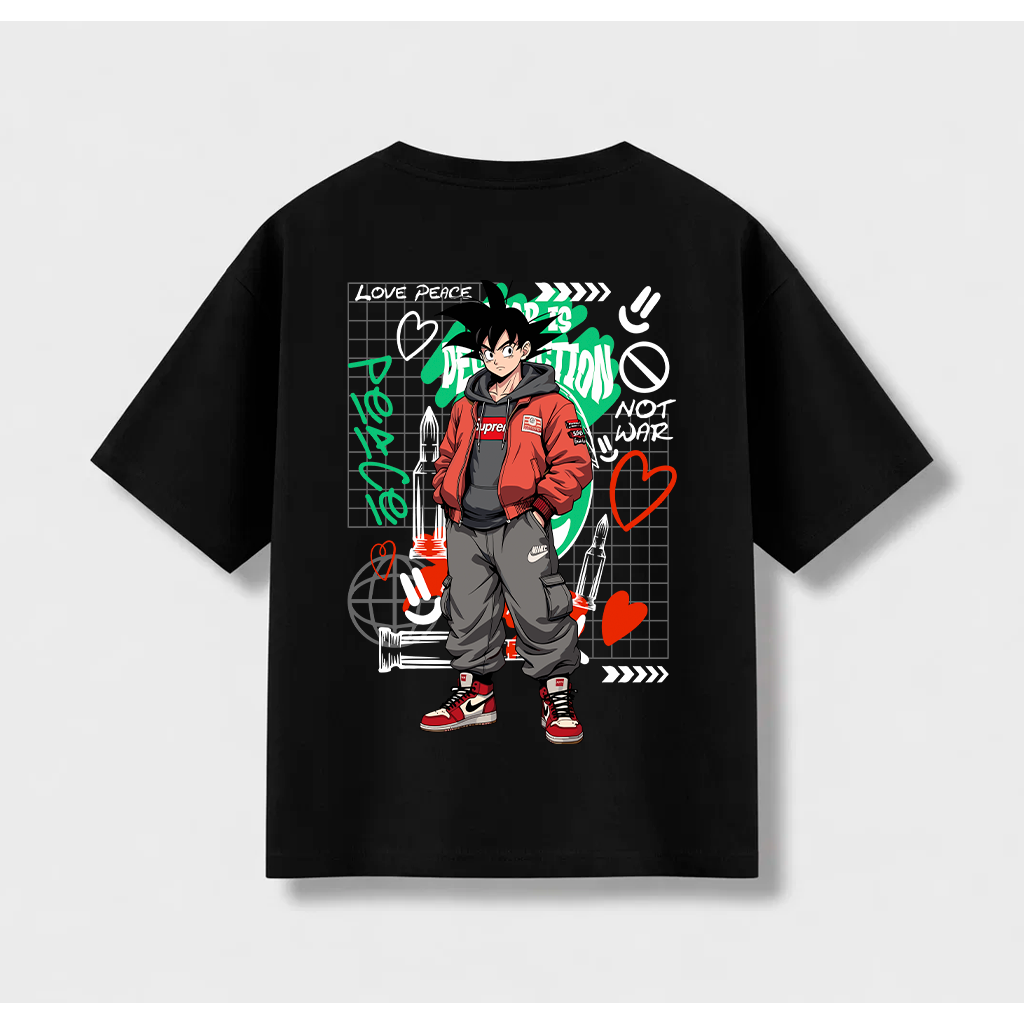 Remera Oversize Son Goku