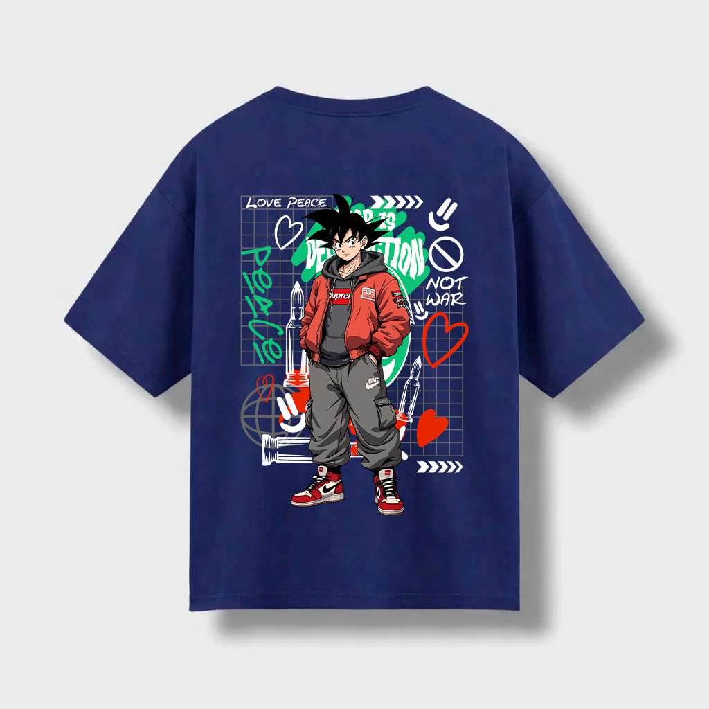 Remera Oversize Son Goku