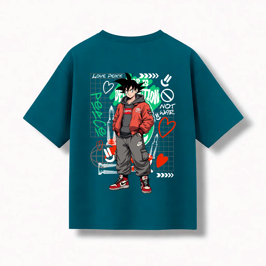 Remera Oversize Son Goku