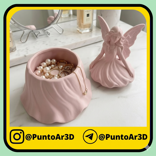 Alhajero Hada Mágica - Guardajoyas de Diseño Pastel