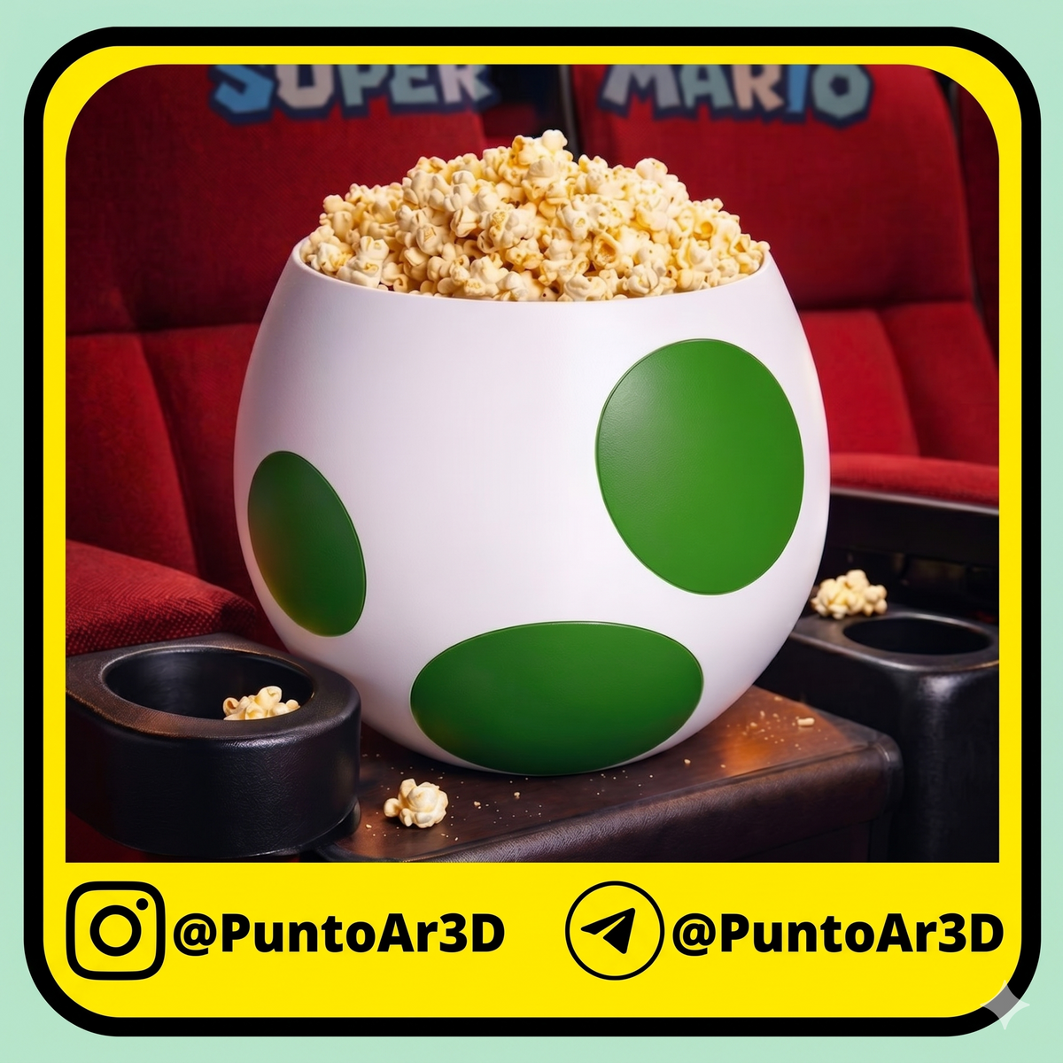 Pochoclera Huevo de Yoshi