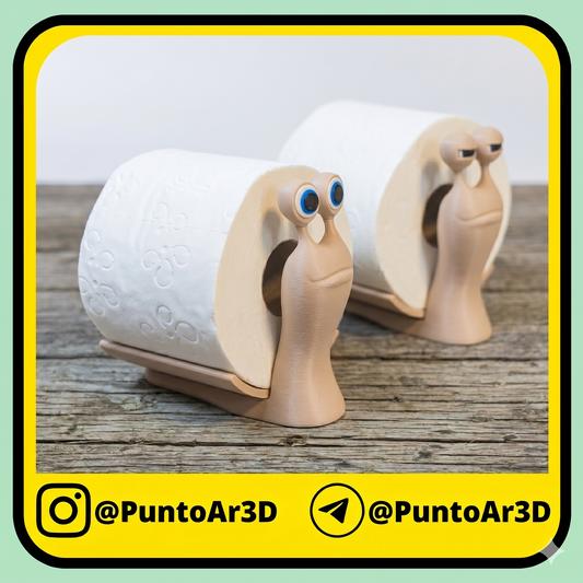 Portarrollos Caracol 3D