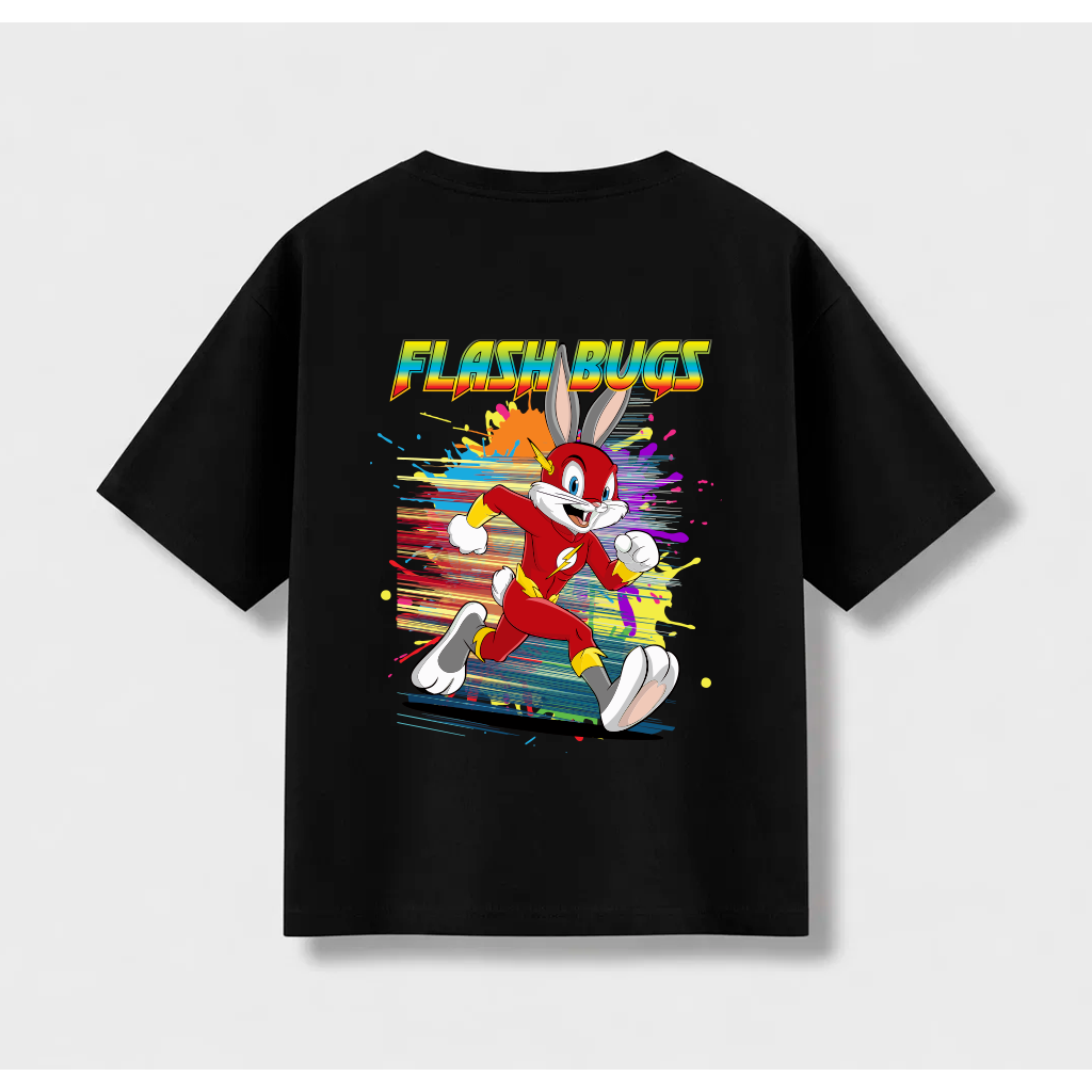 Remera Oversize Bug Flash