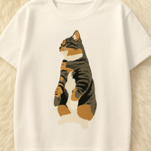 REMERA "STANDING CAT"